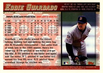1998 Topps - Inaugural Devil Rays #28 Eddie Guardado Back