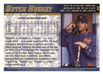 1998 Topps - Inaugural Devil Rays #68 Butch Huskey Back