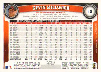 2011 Topps #18 Kevin Millwood Back