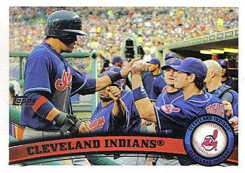 2011 Topps #68 Cleveland Indians Front