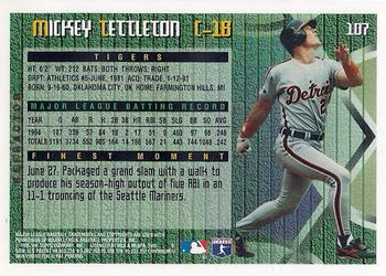1995 Finest - Refractors #107 Mickey Tettleton Back