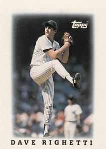 1988 Topps Major League Leaders Minis #29 Dave Righetti Front