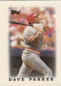 1988 Topps Major League Leaders Minis #48 Dave Parker Front