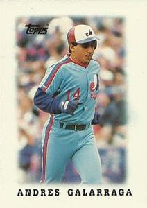 1988 Topps Major League Leaders Minis #56 Andres Galarraga Front
