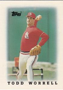 1988 Topps Major League Leaders Minis #73 Todd Worrell Front