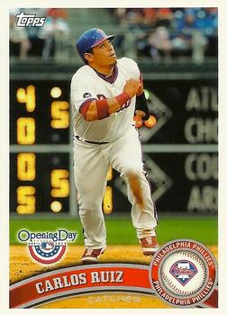 2011 Topps Opening Day #102 Carlos Ruiz Front
