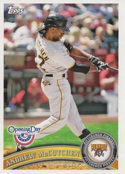 2011 Topps Opening Day #27 Andrew McCutchen Front