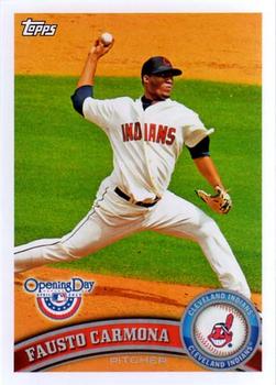 2011 Topps Opening Day #74 Fausto Carmona Front
