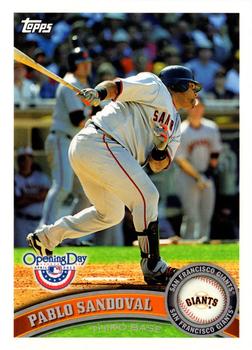 2011 Topps Opening Day #89 Pablo Sandoval Front