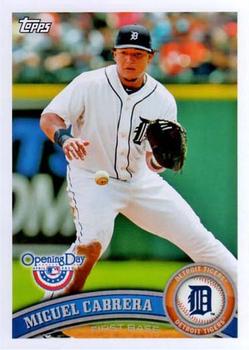 2011 Topps Opening Day #100 Miguel Cabrera Front
