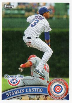 2011 Topps Opening Day #115 Starlin Castro Front