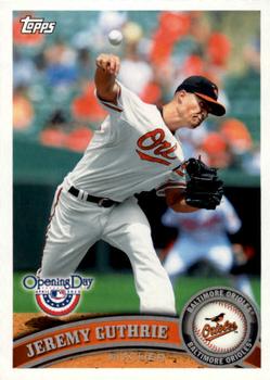 2011 Topps Opening Day #143 Jeremy Guthrie Front