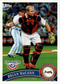 2011 Topps Opening Day #158 Brian McCann Front