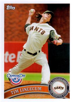 2011 Topps Opening Day #168 Tim Lincecum Front