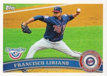2011 Topps Opening Day #199 Francisco Liriano Front
