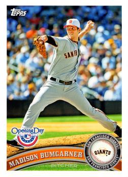 2011 Topps Opening Day #201 Madison Bumgarner Front