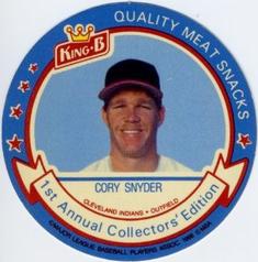 1988 King B Discs #10 Cory Snyder Front