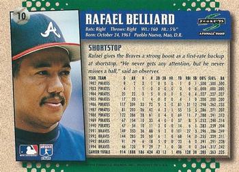 1995 Score #10 Rafael Belliard Back