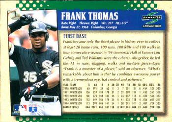 1995 Score #1 Frank Thomas Back