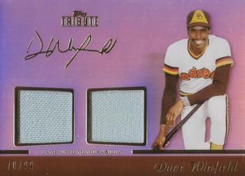 2011 Topps Tribute - Dual Relics #TDR-DW Dave Winfield Front