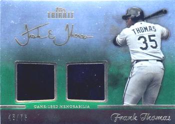 2011 Topps Tribute - Dual Relics #TDR-FT Frank Thomas Front