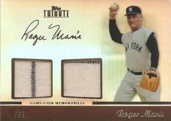2011 Topps Tribute - Dual Relics #TDR-RM Roger Maris Front