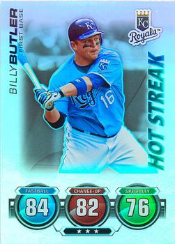 2010 Topps Attax - Silver Foil #NNO Billy Butler Front