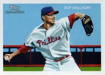 2010 Topps National Chicle - Umbrella Black Back #122 Roy Halladay Front