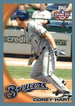 2010 Topps Opening Day - Blue #162 Corey Hart Front