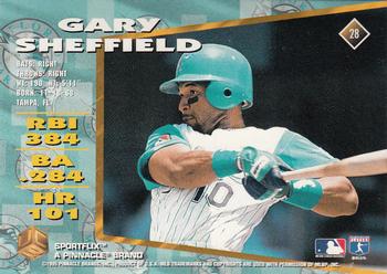 1995 Sportflix UC3 #28 Gary Sheffield Back