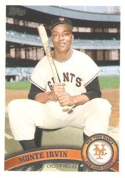 2011 Topps Update #US258 Monte Irvin Front