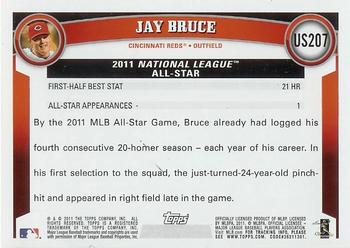 2011 Topps Update #US207 Jay Bruce Back