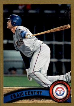 2011 Topps Update - Gold #US17 Craig Gentry Front