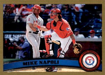 2011 Topps Update - Gold #US19 Mike Napoli Front