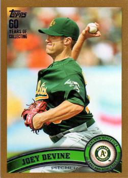 2011 Topps Update - Gold #US27 Joey Devine Front