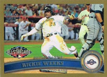 2011 Topps Update - Gold #US49 Rickie Weeks Front