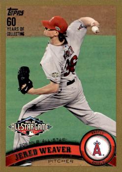 2011 Topps Update - Gold #US50 Jered Weaver Front