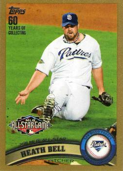 2011 Topps Update - Gold #US60 Heath Bell Front
