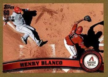 2011 Topps Update - Gold #US74 Henry Blanco Front