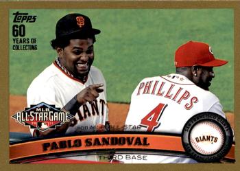 2011 Topps Update - Gold #US84 Pablo Sandoval Front