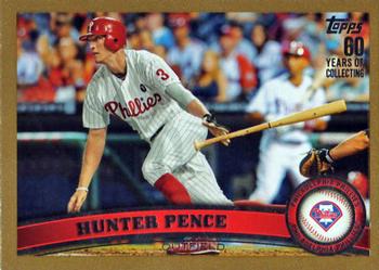 2011 Topps Update - Gold #US92 Hunter Pence Front