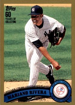 2011 Topps Update - Gold #US128 Mariano Rivera Front
