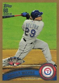 2011 Topps Update - Gold #US163 Adrian Beltre Front