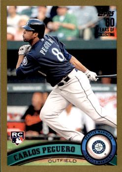 2011 Topps Update - Gold #US183 Carlos Peguero Front