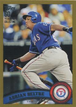 2011 Topps Update - Gold #US150 Adrian Beltre Front