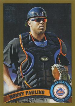 2011 Topps Update - Gold #US182 Ronny Paulino Front