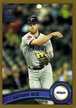 2011 Topps Update - Gold #US33 Jayson Nix Front