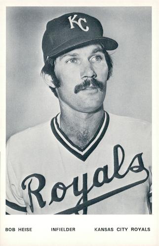 1977 Kansas City Royals Photocards #NNO Bob Heise Front
