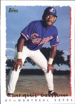 1995 Topps #315 Marquis Grissom Front