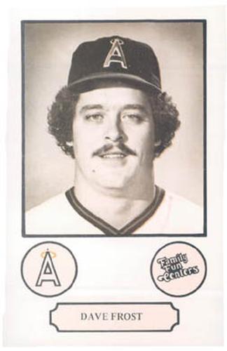 1978 Family Fun Centers California Angels #11 Dave Frost Front